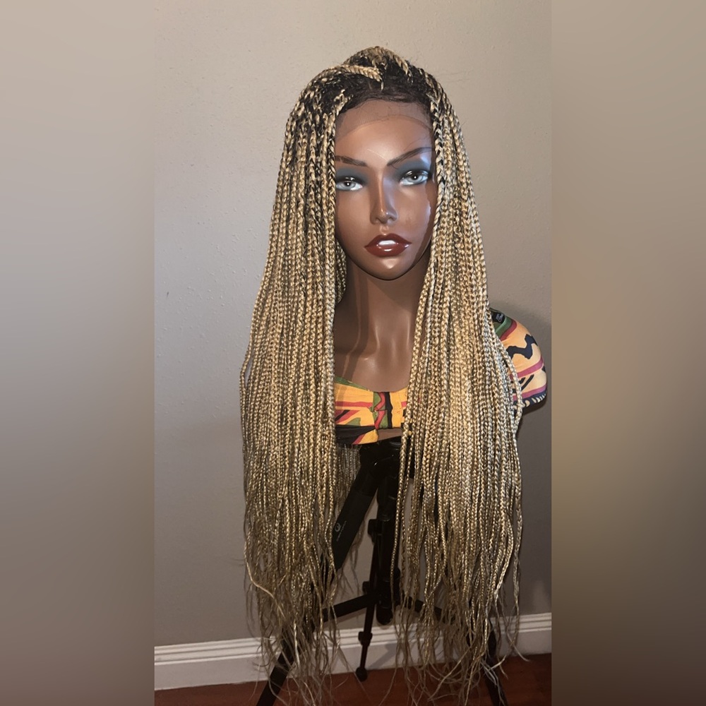 Glueless 4x4 closure knotless wig